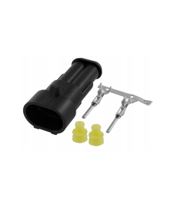 DeltX 2 Way Male Superseal Connector Kit (0-011-52)