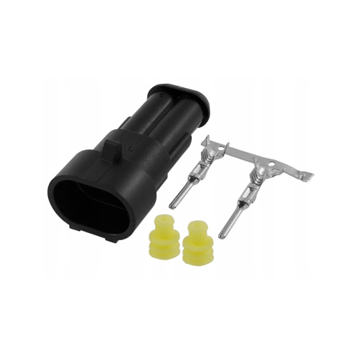 DeltX 2 Way Male Superseal Connector Kit (0-011-52)